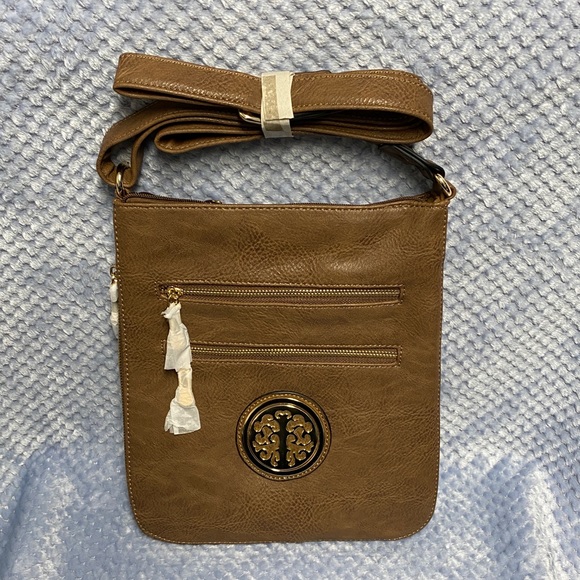 Khaki Roneeda Crossbody Bag - Picture 3 of 9